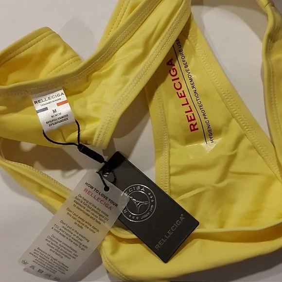 RELLECIGA Yellow High-Leg Bikini - Picture 7 of 8
